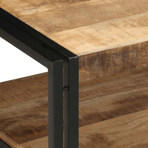 STOLIK KAWOWY 90X50X38CM LITE DREWNO SUROWE MANGO