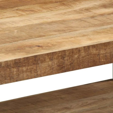 STOLIK KAWOWY 90X50X38CM LITE DREWNO SUROWE MANGO