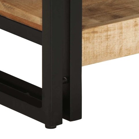 STOLIK KAWOWY 90X50X38CM LITE DREWNO SUROWE MANGO