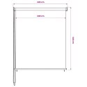 ROLETA ZEWNĘTRZNA 240X140CM BEŻOWA