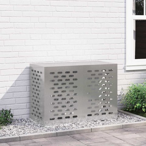OSŁONA OBUDOWA KLIMATYZATORA POMPY CIEPŁA SREBRNA 100X50X70CM
