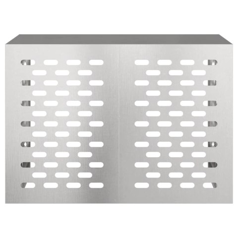 OSŁONA OBUDOWA KLIMATYZATORA POMPY CIEPŁA SREBRNA 100X50X70CM