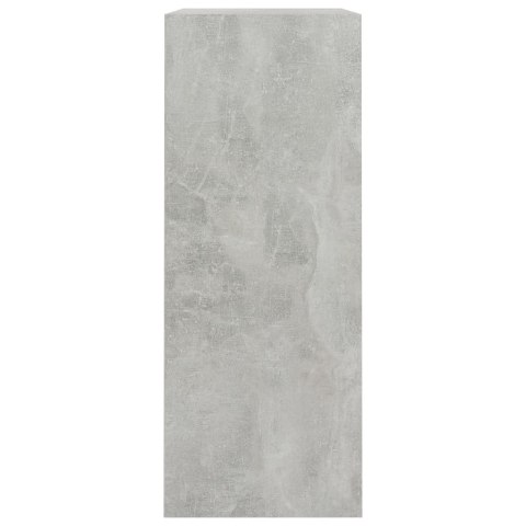2-POZIOMOWY REGAŁ BETONOWY SZARY 80X30X76,5CM