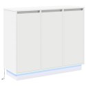 KOMODA LED BIAŁY 90X32X75CM MATERIAŁ DREWNOPOCHODNY
