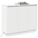 KOMODA LED BIAŁY 90X32X75CM MATERIAŁ DREWNOPOCHODNY
