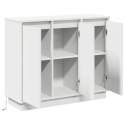 KOMODA LED BIAŁY 90X32X75CM MATERIAŁ DREWNOPOCHODNY