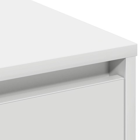 KOMODA LED BIAŁY 90X32X75CM MATERIAŁ DREWNOPOCHODNY