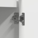 KOMODA LED BIAŁY 90X32X75CM MATERIAŁ DREWNOPOCHODNY