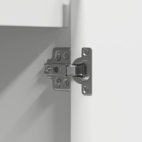 KOMODA LED BIAŁY 90X32X75CM MATERIAŁ DREWNOPOCHODNY