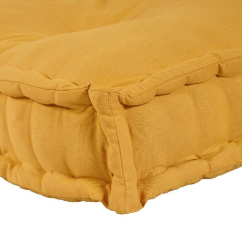 PODUSZKA DO SOFY PALETOWEJ 2 PCS ŻÓŁTY 120X80X38CM TKANINA