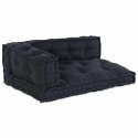 PODUSZKA DO SOFY PALETOWEJ 3 PCS ANTRACYTOWY 120X80X38CM