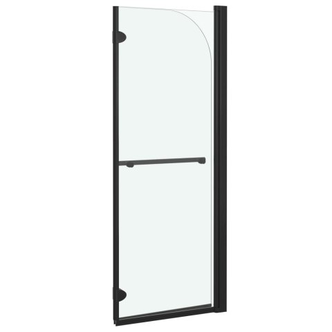 SKŁADANY PARAWAN NAWANNOWY 2 PANELE ESG 95X140CM CZARNY