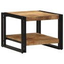 STOLIK KAWOWY 50X50X38CM LITE DREWNO SUROWE MANGO
