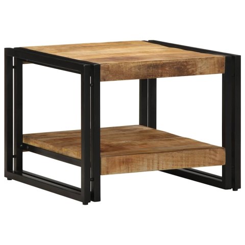 STOLIK KAWOWY 50X50X38CM LITE DREWNO SUROWE MANGO