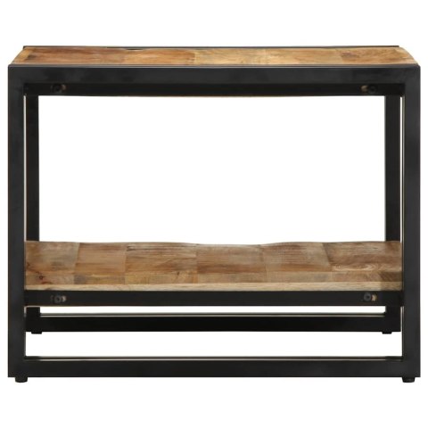 STOLIK KAWOWY 50X50X38CM LITE DREWNO SUROWE MANGO