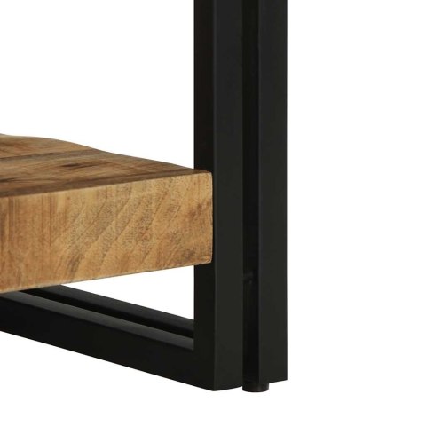 STOLIK KAWOWY 50X50X38CM LITE DREWNO SUROWE MANGO
