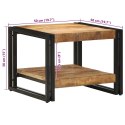 STOLIK KAWOWY 50X50X38CM LITE DREWNO SUROWE MANGO