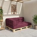 PODUSZKA DO SOFY PALETOWEJ 3 PCS BORDOWY 120X80X38CM