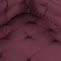 PODUSZKA DO SOFY PALETOWEJ 3 PCS BORDOWY 120X80X38CM