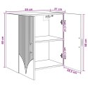 VidaXL Szafka ścienna Biały 59 x 31 x 60 cm Drewno inżynieryjne