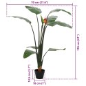VidaXL Sztuczna roślina Strelitzia zielony 70 x 18 x 155 cm