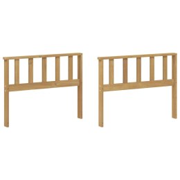VidaXL Moduł podłokietników 2 pcs Biały 80 x 6 x 61 cm