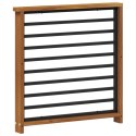VidaXL Podłokietnik 2 pcs naturalny 60 x 6 x 61 cm Lite Drewno Akacji
