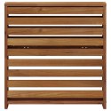 VidaXL Podłokietniki 2 pcs Brązowy 58,5 x 10 x 61 cm