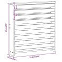 VidaXL Podłokietniki 2 pcs Brązowy 58,5 x 10 x 61 cm