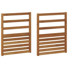 VidaXL Podłokietniki 2 pcs Brązowy 59 x 4 x 73 cm