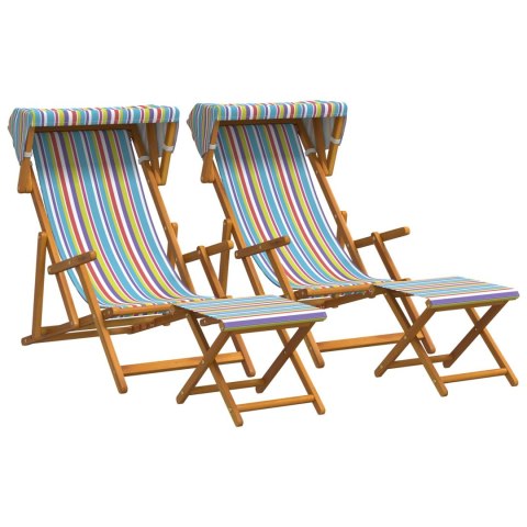 FOTEL OGRODOWY 4 PCS 3 POZYCJA LITE DREWNO EUKALIPTUSOWE