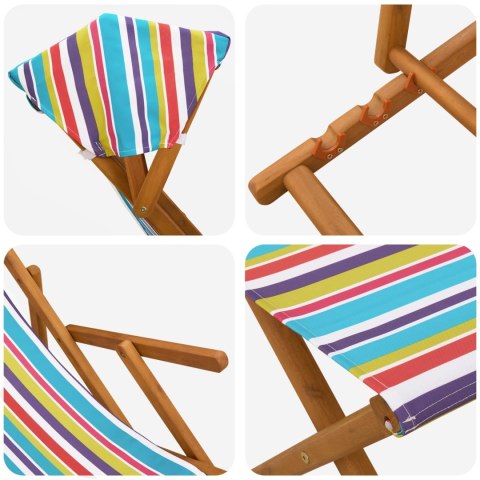 FOTEL OGRODOWY 4 PCS 3 POZYCJA LITE DREWNO EUKALIPTUSOWE