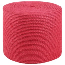 10 SZT. 2 MM CZERWONY 100% JUTA TOSSA