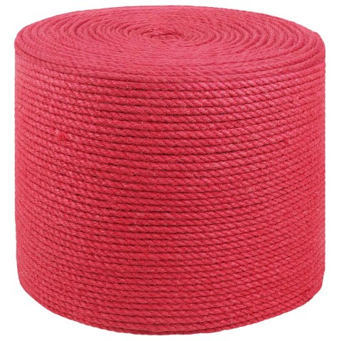 10 SZT. 2 MM CZERWONY 100% JUTA TOSSA