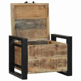 SKRZYNIE DO PRZECHOWYWANIA 40X30X30CM LITE DREWNO MANGO