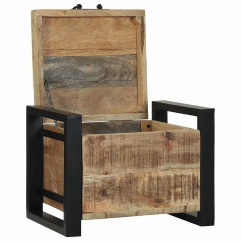 SKRZYNIE DO PRZECHOWYWANIA 40X30X30CM LITE DREWNO MANGO
