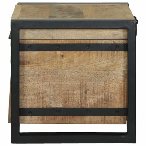SKRZYNIE DO PRZECHOWYWANIA 40X30X30CM LITE DREWNO MANGO