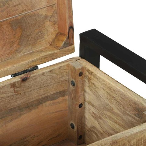 SKRZYNIE DO PRZECHOWYWANIA 60X30X30CM LITE DREWNO MANGO