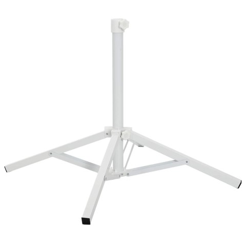 STOJAK NA PARASOL BIAŁY STAL DLA 25-32MM SŁUP