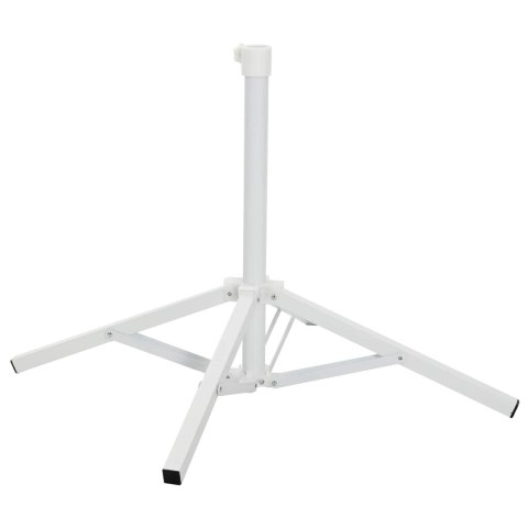 STOJAK NA PARASOL BIAŁY STAL DLA 25-32MM SŁUP