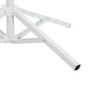 STOJAK NA PARASOL BIAŁY STAL DLA 25-32MM SŁUP