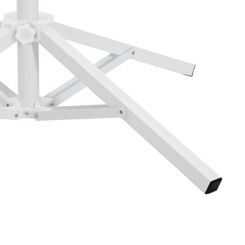 STOJAK NA PARASOL BIAŁY STAL DLA 25-32MM SŁUP
