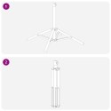 STOJAK NA PARASOL BIAŁY STAL DLA 25-32MM SŁUP