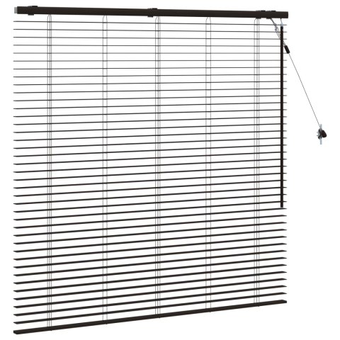 ŻALUZJA WENECKA CIEMNY BRĄZ 125X130CM 35 MM