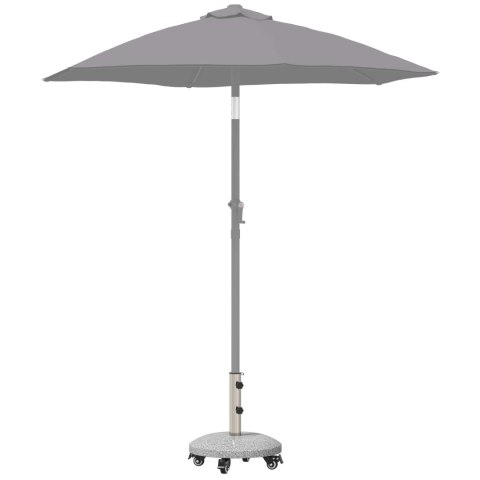 PODSTAWA PARASOLA GRANITE Z KÓŁKAMI DO SŁUPKA 4-5CM 27.2 KG