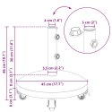 PODSTAWA PARASOLA GRANITE Z KÓŁKAMI DO SŁUPKA 4-5CM 27.2 KG