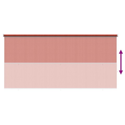ROLETA ZEWNĘTRZNA 90% BLOKADA UV TERAKOTA 400X230CM HDPE