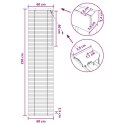 ŻALUZJA WENECKA CIEMNY BRĄZ 60X250CM 35 MM