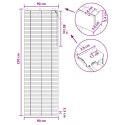 ŻALUZJA WENECKA CIEMNY BRĄZ 90X250CM 35 MM
