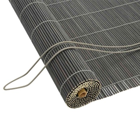 ROLETA SZARY 40X160CM BAMBUS